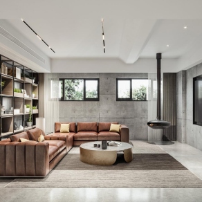 现代影音室3D模型下载